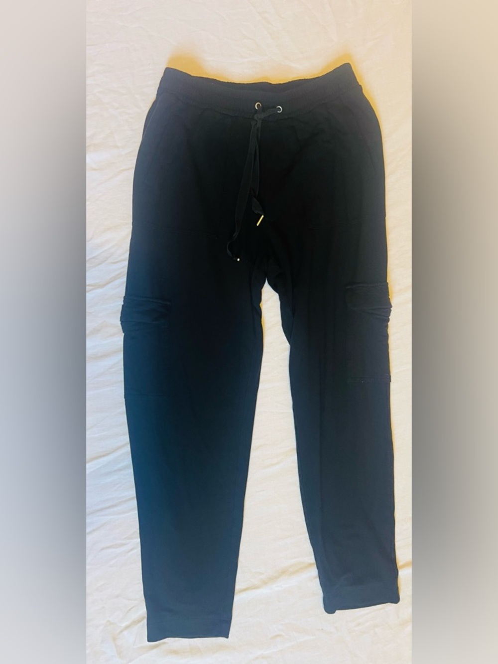 Banana Republic Black Drawstring Cargo Joggers